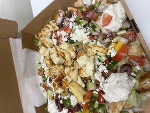 Halloumi Nachos